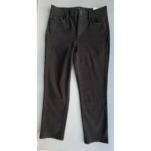 White House Black Market The Straight Crop Jeans Women's Size 6 Black High Rise
